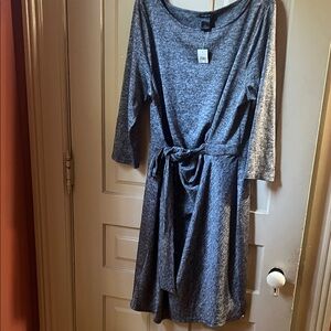 Ann Taylor Charcoal Knit Fabric